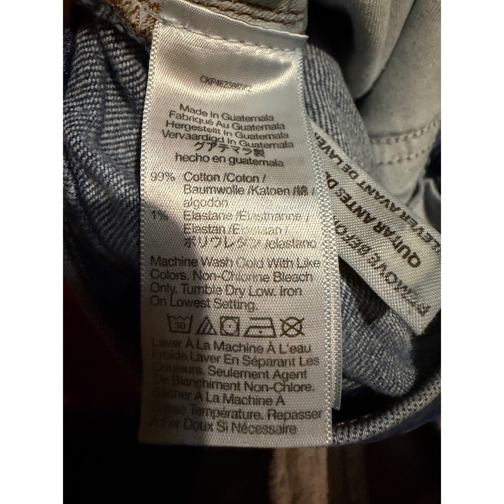 Madewell Balloon Jeans Medium Wash Distressed Raw Hem Women's Size 28 - Picture 6 of 6